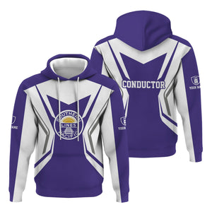 Railspirit Personalized Southern Pacific Railroad Hoodie Unique Style with Custom Job Train Zip Up Hoodie