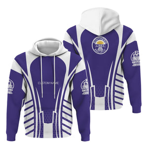 Railspirit Personalized Southern Pacific Railroad Hoodie Striped Railroad Style Train Zip Up Hoodie All Over Print