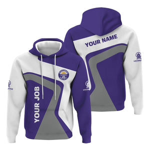 Railspirit Personalized Southern Pacific Railroad Hoodie Unique Design with Custom Job Position Train Zip Up Hoodie