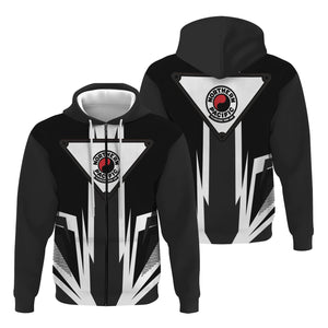 Railspirit Northern Pacific Railway Hoodie Bold Graphic Style All Over Printed Zip Up Hoodie