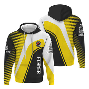 Railspirit Personalized Northern Pacific Railway Hoodie Vibrant Striking Style Zip Up Hoodie For Rail Enthusiasts