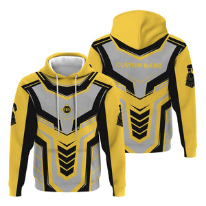 Railspirit Personalized Erie Railroad Hoodie Armor-Inspired Design Train Zip Up Hoodie All Over Print