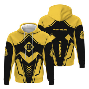 Railspirit Personalized Erie Railroad Hoodie Railway Trainspotter Style Zip Up Hoodie Gift Idea For Foamers