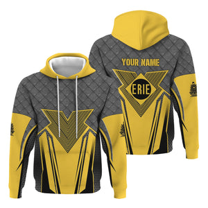 Railspirit Personalized Erie Railroad Hoodie Rugged Steel Vibes Train Zip Up Hoodie All Over Print