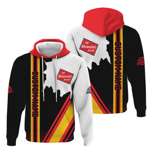 Railspirit Personalized Chicago, Milwaukee, St. Paul and Pacific Railroad Hoodie Milwaukee Road All Over Printed Unisex Zip Up Hoodie