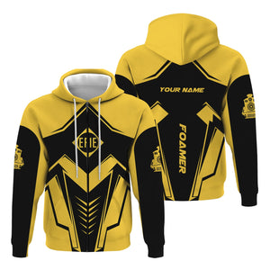 Railspirit Personalized Erie Railroad Hoodie Railway Trainspotter Style Zip Up Hoodie Gift Idea For Foamers