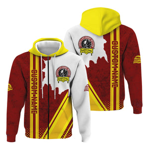 Railspirit Personalized Denver and Rio Grande Western Railroad Hoodie All Over Printed Unisex Zip Up Hoodie