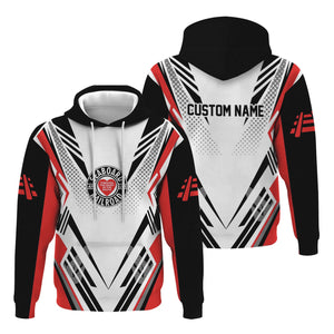 Railspirit Personalized Seaboard Air Line Railroad Hoodie Railroad Tribute Design Train Zip Up Hoodie for Train Lovers