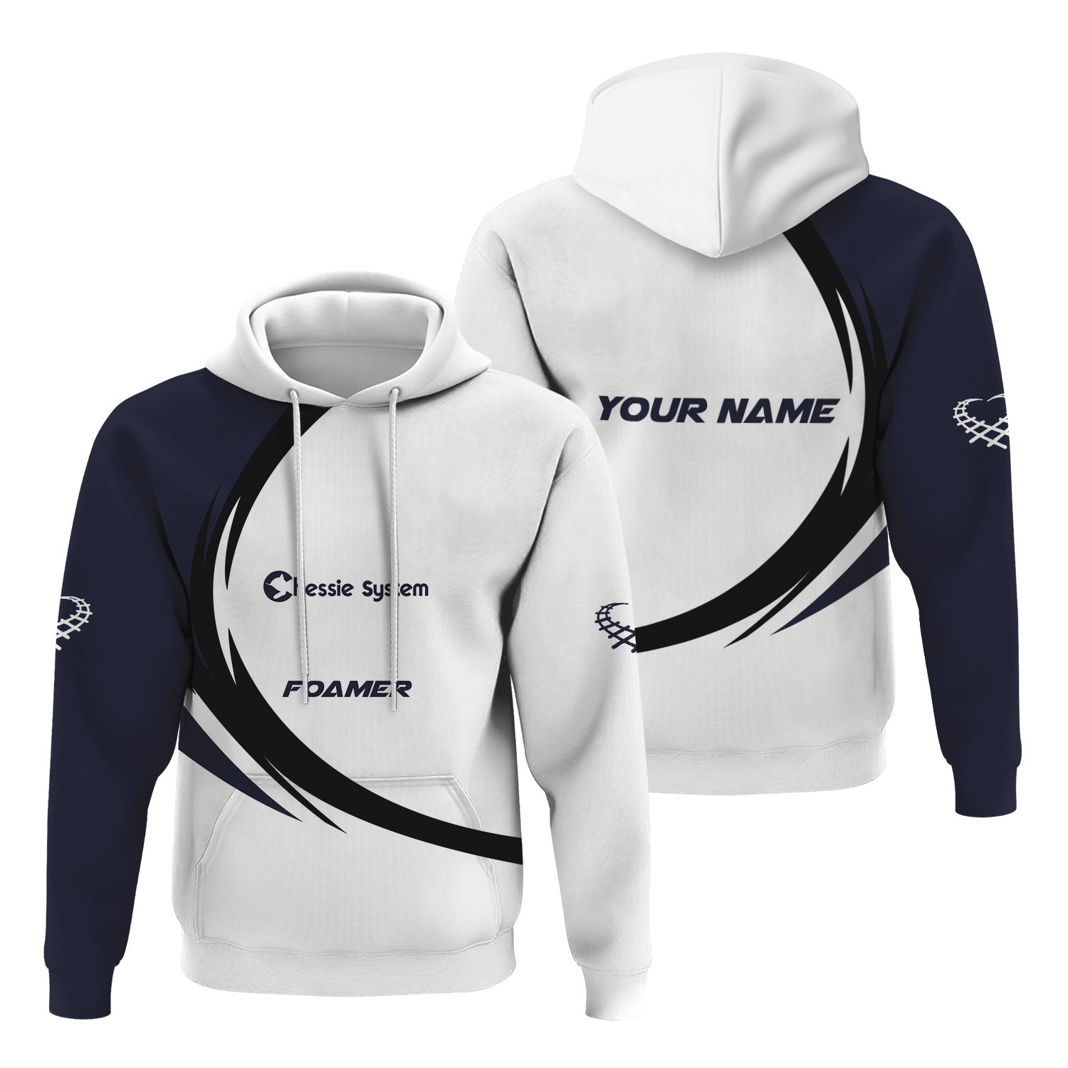 Railspirit Personalized Chessie System Railroad Hoodie Unique Graphic Style Zip Up Hoodie For Train Enthusiasts