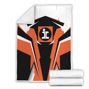 Railspirit Personalized Illinois Central Railroad Blanket Strong Line Train Blanket Gift Idea For Train Lover