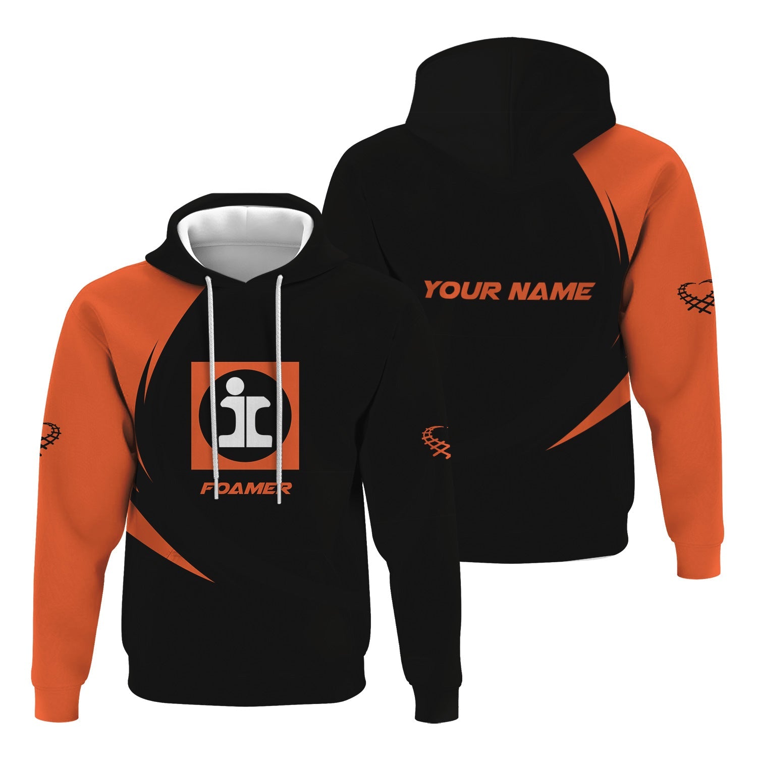 Railspirit Personalized Illinois Central Railroad Hoodie Unique Graphic Style Zip Up Hoodie For Train Enthusiasts