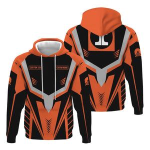 Railspirit Personalized Illinois Central Railroad Hoodie Workwear-Inspired with Custom Position Train Zip Up Hoodie