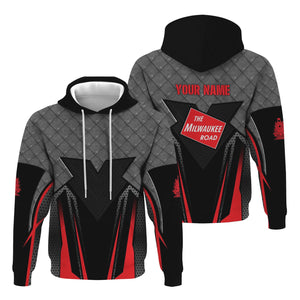 Railspirit Personalized Chicago, Milwaukee, St. Paul and Pacific Railroad Hoodie Rugged Steel Vibes Milwaukee Road Train Zip Up Hoodie All Over Print