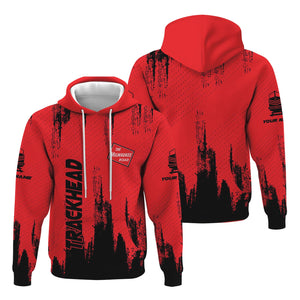 Railspirit Personalized Chicago, Milwaukee, St. Paul and Pacific Railroad Hoodie Paint Impact Design Milwaukee Road Train Zip Up Hoodie for Trackhead