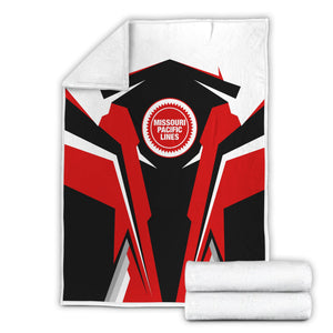 Railspirit Personalized Missouri Pacific Railroad Blanket Strong Line Train Blanket Gift Idea For Train Lover