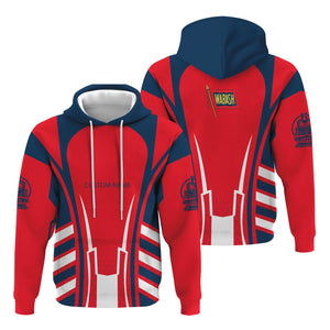 Railspirit Personalized Wabash Railroad Hoodie Striped Railroad Style Train Zip Up Hoodie All Over Print