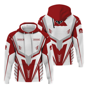 Railspirit Personalized Lehigh Valley Railroad Hoodie Workwear-Inspired with Custom Position Train Zip Up Hoodie