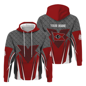 Railspirit Personalized Lehigh Valley Railroad Hoodie Rugged Steel Vibes Train Zip Up Hoodie All Over Print