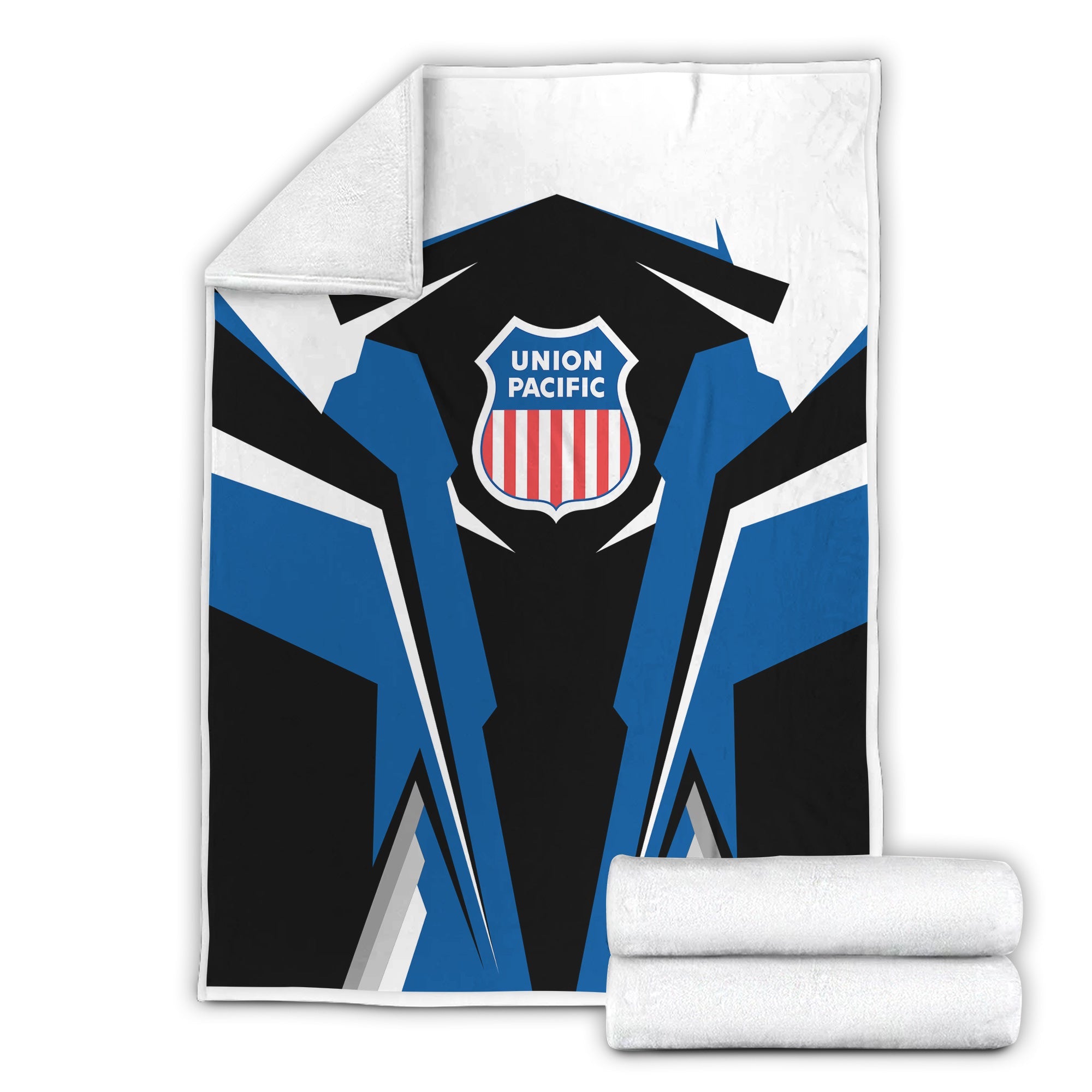 Railspirit Personalized Union Pacific Railroad Blanket Big Boy Strong Line Train Blanket Gift Idea For Train Lover