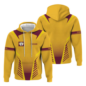 Railspirit Personalized Boston and Maine Railroad Hoodie Unisex Train Zip Hoodie All Over Print