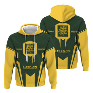 Railspirit Personalized New York, New Haven and Hartford Railroad Hoodie Custom Year Railroader New Haven Railroad Zip Up Hoodie