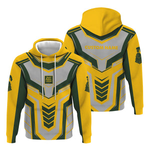 Railspirit Personalized New York, New Haven and Hartford Railroad Hoodie Armor-Inspired Design New Haven Railroad Train Zip Up Hoodie All Over Print