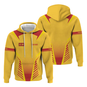 Railspirit Personalized Louisville and Nashville Railroad Hoodie Unisex L&N Train Zip Hoodie All Over Print