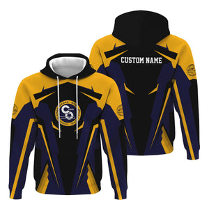 Railspirit Personalized Chesapeake and Ohio Railway Hoodie Strong Line Style C&O Train Hoodie Gift Idea For Train Lover