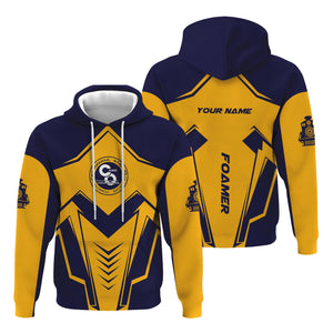 Railspirit Personalized Chesapeake and Ohio Railway Hoodie Railway Trainspotter Style C&O Zip Up Hoodie Gift Idea For Foamers