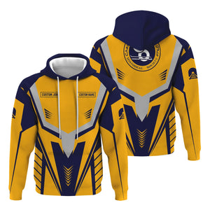 Railspirit Personalized Chesapeake and Ohio Railway Hoodie Workwear-Inspired with Custom Position C&O Train Zip Up Hoodie