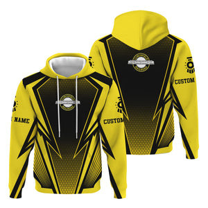 Railspirit Personalized Clinchfield Railroad Hoodie Lightning Graphic Style Zip Up Hoodie Gift Idea For Train Lover