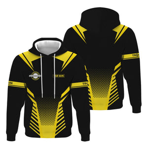 Railspirit Personalized Clinchfield Railroad Hoodie Unisex Train Zip Hoodie All Over Print