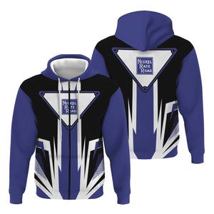 Railspirit New York, Chicago and St. Louis Railroad Hoodie Bold Graphic Style Nickel Plate Road All Over Printed Zip Up Hoodie
