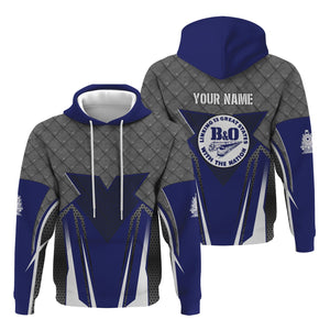 Railspirit Personalized B&O Great States Railroad Hoodie Rugged Steel Vibes Train Zip Up Hoodie All Over Print