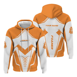 Railspirit Personalized BNSF Railway Hoodie Railway Trainspotter Style Zip Up Hoodie Gift Idea For Foamers