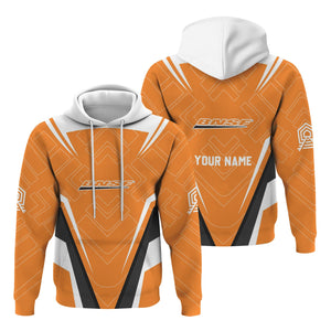 Railspirit Personalized BNSF Railway Hoodie Railway Inspired Apparel Train Zip Up Hoodie For Train Lovers