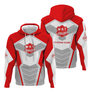 Railspirit Personalized Katy Railroad Hoodie Engine-Inspired Style Train Zip Up Hoodie for Railroad Fanatic