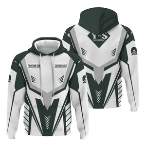 Railspirit Personalized Youngstown & Southern Railroad Hoodie Workwear-Inspired with Custom Position Train Zip Up Hoodie