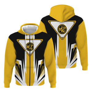 Railspirit Richmond, Fredericksburg And Potomac Railroad Hoodie Bold Graphic Style All Over Printed Zip Up Hoodie