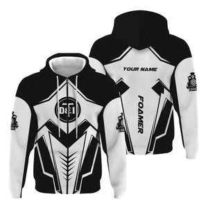 Railspirit Personalized Detroit Toledo And Ironton Railroad Hoodie Railway Trainspotter Style Zip Up Hoodie Gift Idea For Foamers