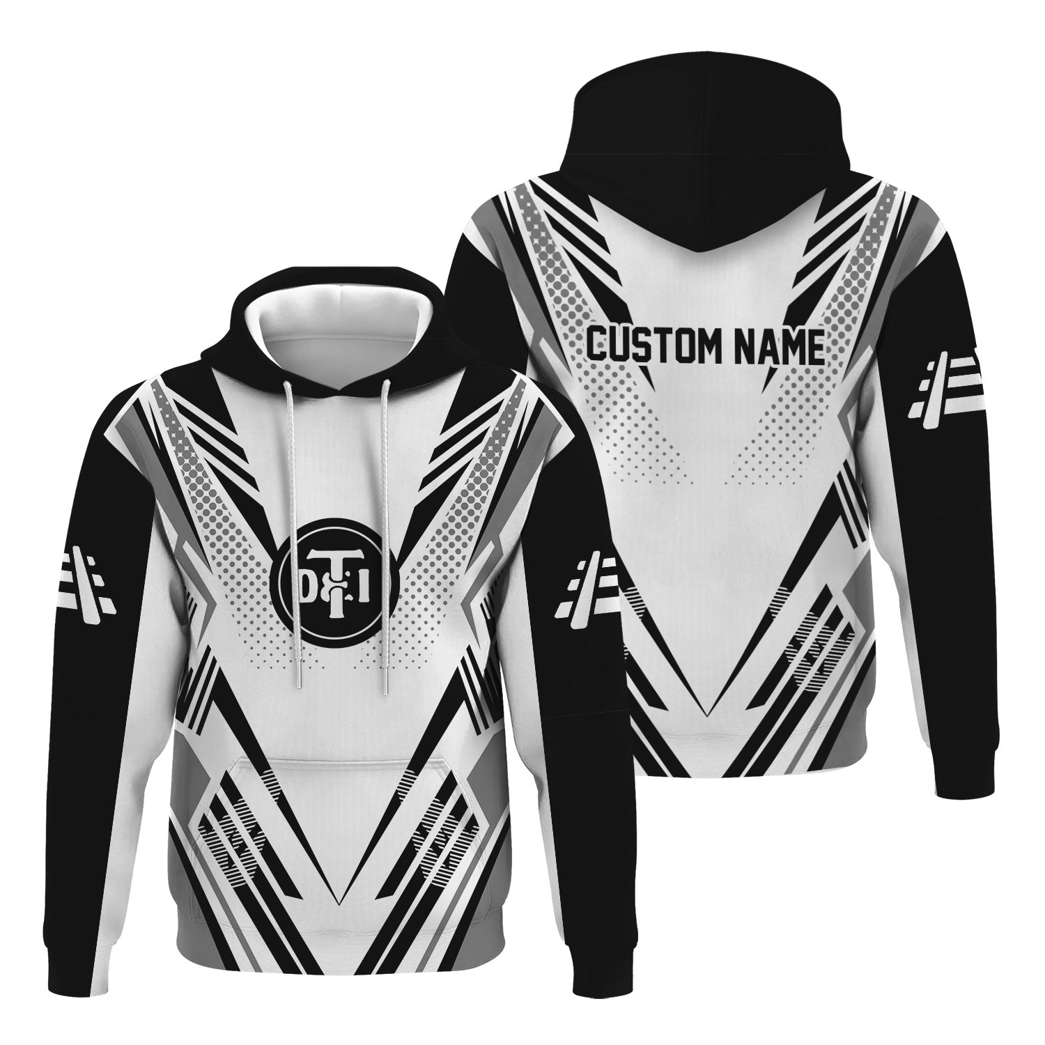 Railspirit Personalized Detroit Toledo And Ironton Railroad Hoodie Railroad Tribute Design Train Zip Up Hoodie for Train Lovers