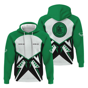 Railspirit Personalized Pittsburgh And Lake Erie Railroad Hoodie Vibriant Style with Custom Position Train Zip Up Hoodie