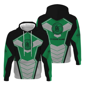 Railspirit Personalized Pittsburgh And Lake Erie Railroad Hoodie Engine-Inspired Style Train Zip Up Hoodie for Railroad Fanatic