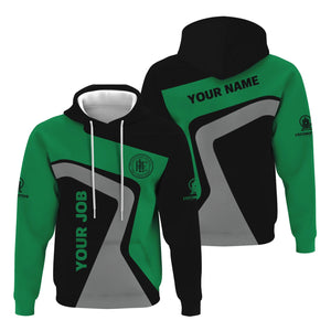 Railspirit Personalized Pittsburgh And Lake Erie Railroad Hoodie Unique Design with Custom Job Position Train Zip Up Hoodie