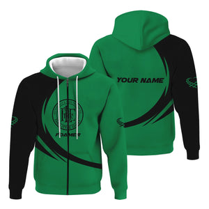 Railspirit Personalized Pittsburgh And Lake Erie Railroad Hoodie Unique Graphic Style Zip Up Hoodie For Train Enthusiasts