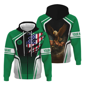 Railspirit Personalized Pittsburgh And Lake Erie Railroad Hoodie American Eagle Vintage Train Zip Up Hoodie