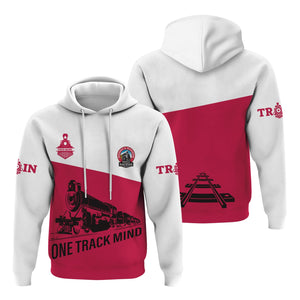 Railspirit Custom Name Durango And Silverton Narrow Gauge Railroad Hoodie One Track Mind Printed Zip Hoodie