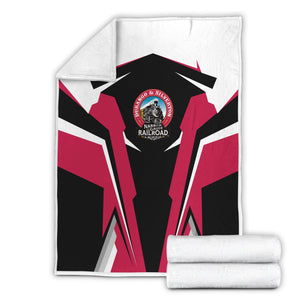 Railspirit Personalized Durango And Silverton Narrow Gauge Railroad Blanket Strong Line Train Blanket Gift Idea For Train Lover