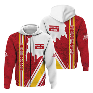 Railspirit Personalized Green Bay & Western Railroad Hoodie All Over Printed Unisex Zip Up Hoodie