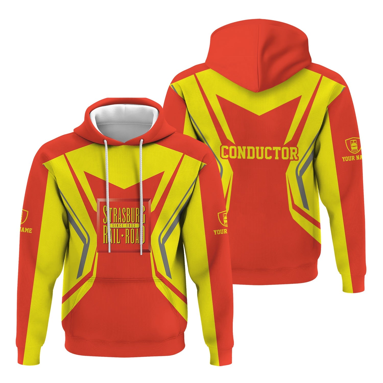 Railspirit Personalized Strasburg Railroad Hoodie Unique Style with Custom Job Train Zip Up Hoodie